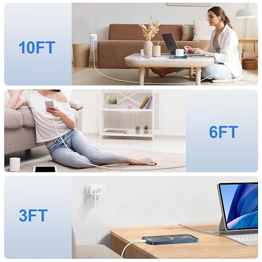 for iPhone 14 13 12 11 Fast Charger, 3 Pack 20W USB C Charger Block - Image 7