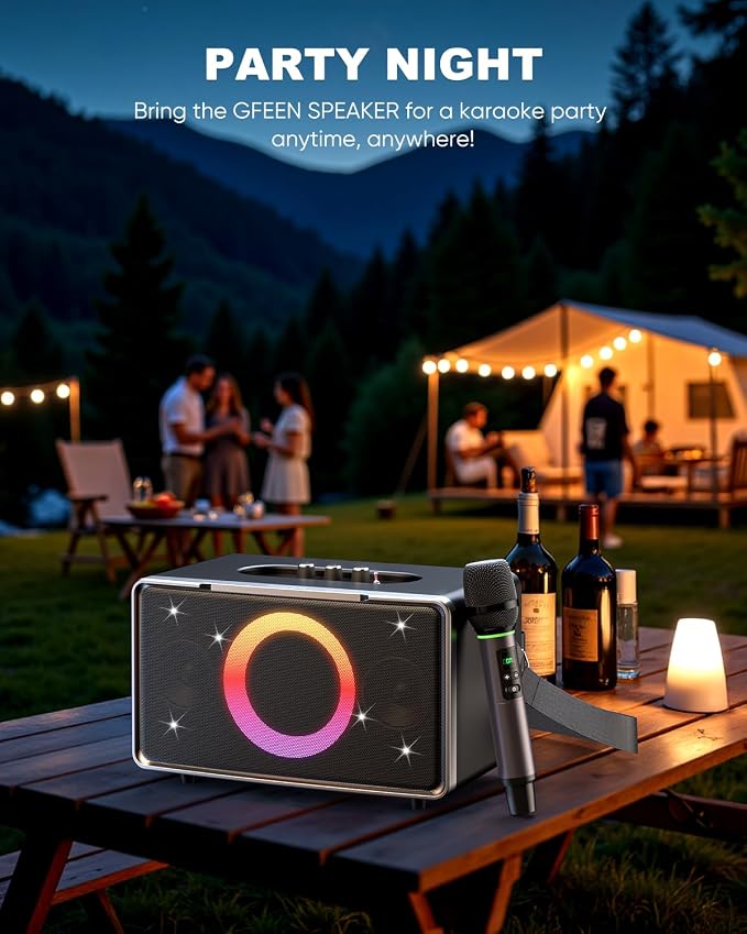 GFEEN Portable Bluetooth Speaker: 100W, 15H Playtime, Wireless Speakers - Image 8