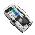 Fused Power Distribution Block Car Audio 4 Way MIDI 12V Fuse Block by CXCESNS