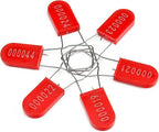 100PCS Plastic Padlock Security Seals Metal Wire Padlocks Electric Meter Seal - Image 7
