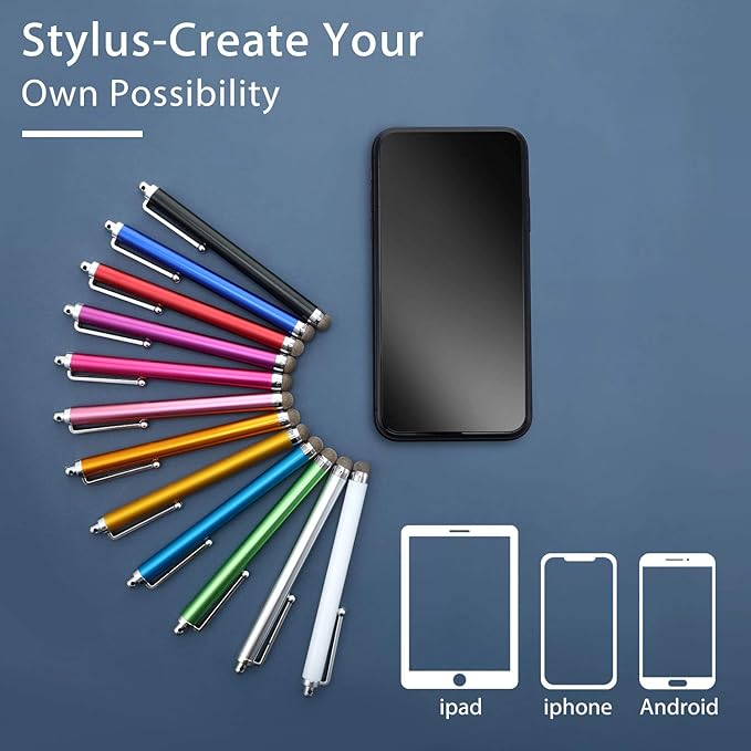 Outus 36 Pieces Stylus Pens Fiber Tip Series Capacitive Stylus Pens - Image 4