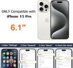 Designed for iPhone 15 Pro Case Compatible - Image 8