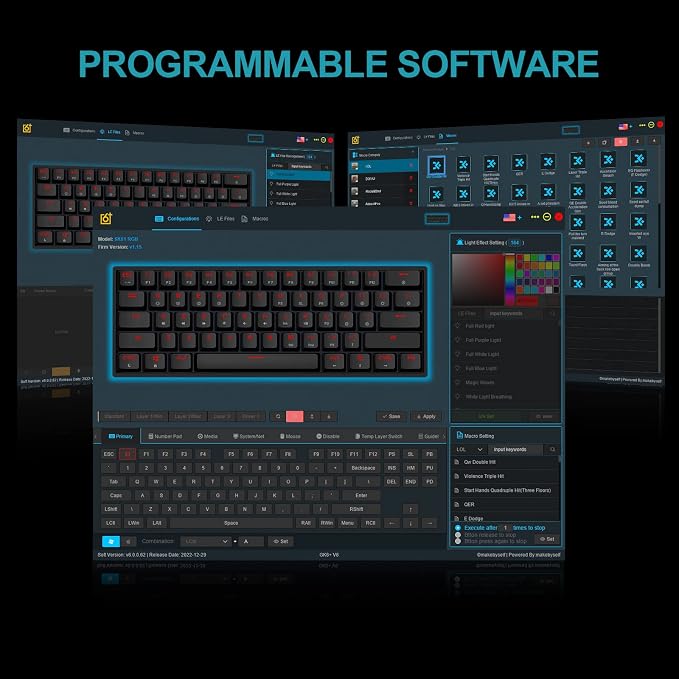 EPOMAKER SKYLOONG GK61 SK61 61 Keys Hot Swappable 60% Mechanical Keyboard - Image 4