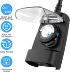 G-ELEK Outdoor Timer Outlet Waterproof, 24 Hour Outdoor Light Timer, Timers - Image 4