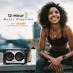 Cassette Portable Bluetooth Speaker, 20W Minimalist Speakers Bluetooth Wireless - Image 5
