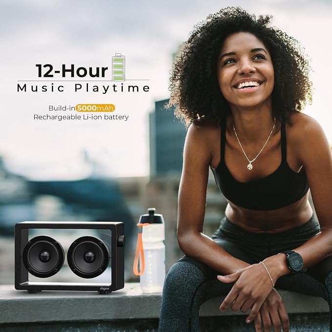 Cassette Portable Bluetooth Speaker, 20W Minimalist Speakers Bluetooth Wireless - Image 5