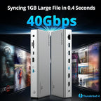 WAVLINK Thunderbolt 4 Hub with Dual HDMI 4K@60Hz, 100W Charging, Thunderbolt - Image 9