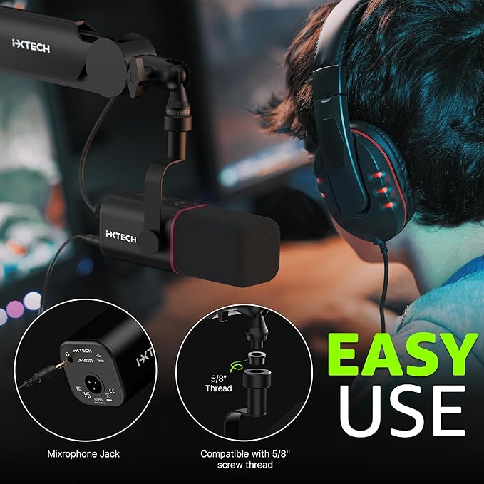 IXTECH Cardioid Dynamic Microphone - Image 5