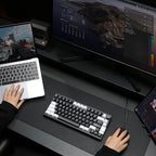 YUNZII AL80 Wireless Mechanical Keyboard, Full Aluminum CNC, Smart LCD Display - Image 8