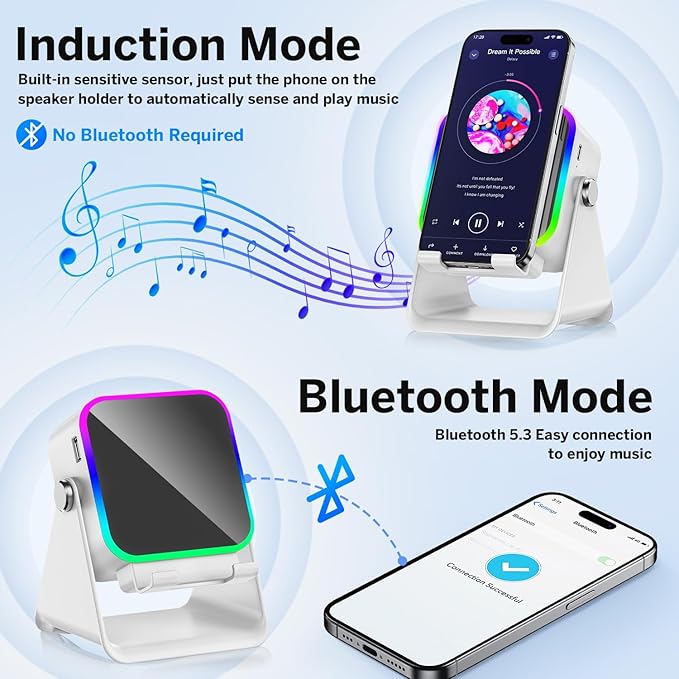 Wireless Induction Speaker 5-in-1 Bluetooth Speaker - Image 2