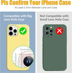 AGVEE 3+3 6 Pack for iPhone 13 Pro 6.1" / 13 Pro Max 6.7" Camera Lens Cover - Image 3