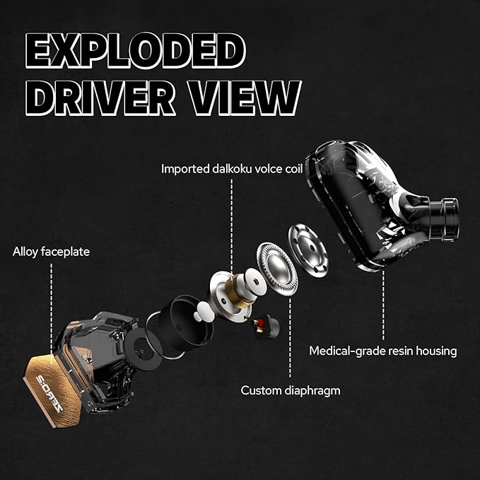 Linsoul 7Hz x Crinacle Zero:2 in Ear Monitor, Updated 10mm Dynamic Driver IEM - Image 3