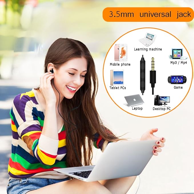 Sleep Headphones, MAXROCK Ultra Soft Comfortable In-ear Earphones w Mic and - Image 6