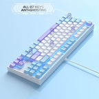 MageGee 75% Mechanical Gaming Keyboard, LED Blue Backlit, 87 Keys Compact TKL - Image 5