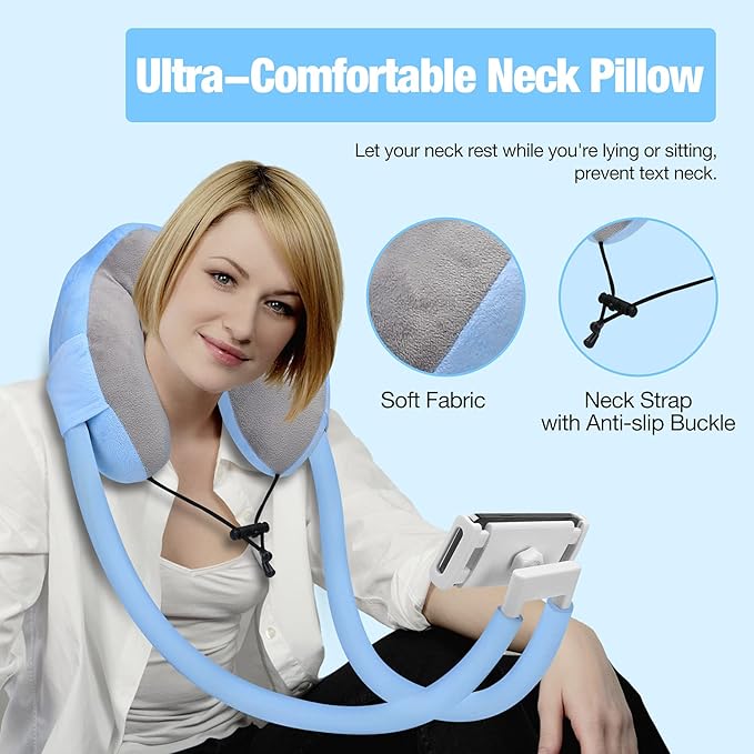 Moko Neck Phone Holder, Lazy Gooseneck Phone Pillow Holder Bracket, - Image 4