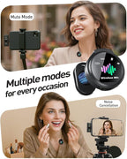 Wireless Lavalier Microphone for iPhone: 2PCS Mini Wireless Microphones for - Image 8