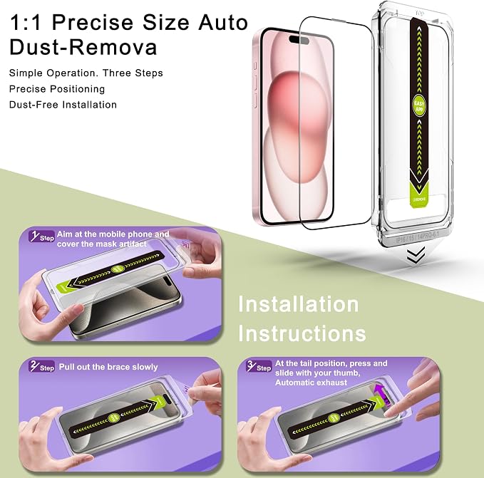 [2-Pack Ultra HD Clear Screen Protector - Image 3