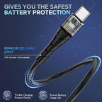 OIITH USB C Cable, USB A to USB C 3A Fast Charging Phone USB Type-C Charge - Image 6