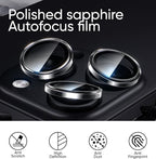 MAGIC JOHN for iPhone 16 Pro Max/16 Pro Camera Lens Protector 9H Aerospace - Image 5