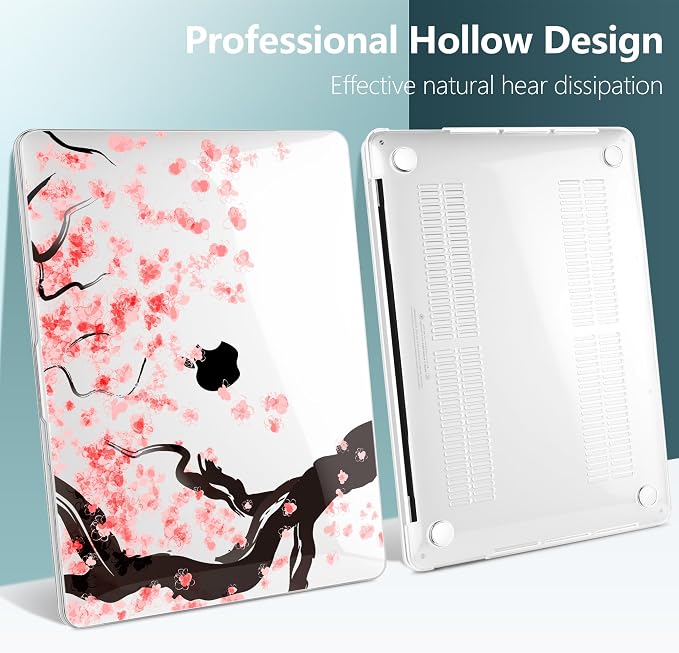 TWOLSKOO Compatible with MacBook Pro 13 inch Case 2023-2016 A2338 M2/M1 A2251 - Image 5