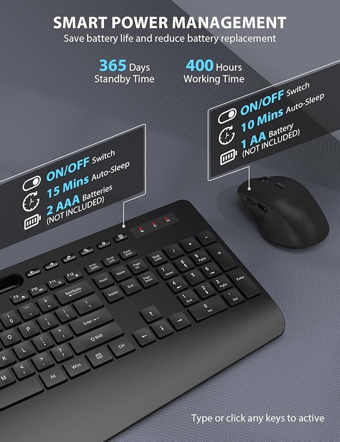 Wireless Keyboard and Mouse Combo - Image 5