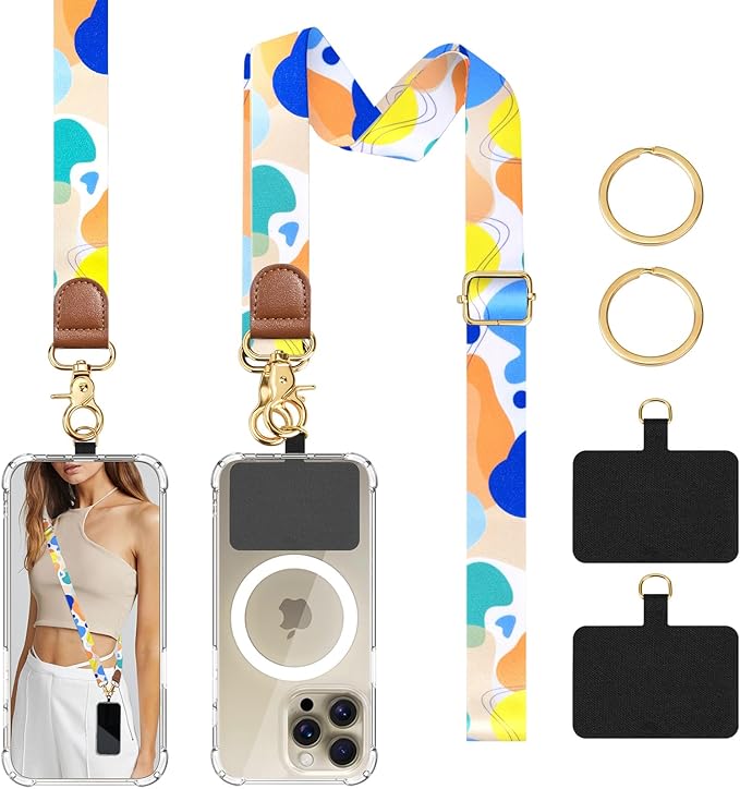 TiMOVO Phone Lanyard Crossbody Wrist Strap, Adjustable Anti-Theft Strap by TiMOVO