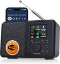 SR10 WiFi Internet Radio, Podcast Player, Portable FM Radio, Color Display by MangoKit