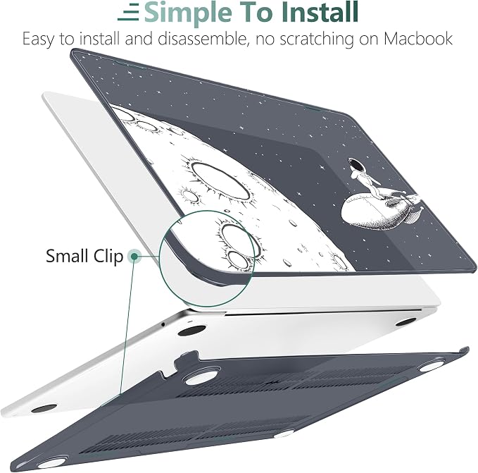 TWOLSKOO Compatible with M4 MacBook Air 15 inch Case 2025-2023 Released Model - Image 3