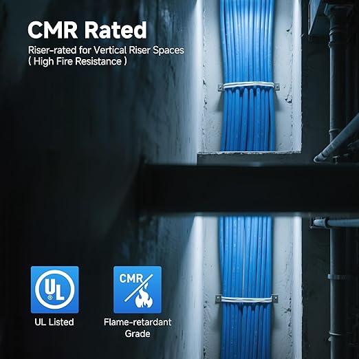 Cable Matters 10Gbps in-Wall Riser Rated 23AWG Bare Copper Cat6 Ethernet Cable - Image 6