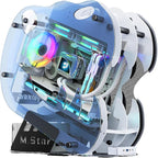 MegaPC Upgraded Open-Frame Mid-Tower Micro-ATX/Mini-ITX Gaming PC Case by MegaPC