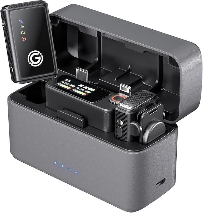 Wireless Microphone, AI Noise Cancelling by Unknown