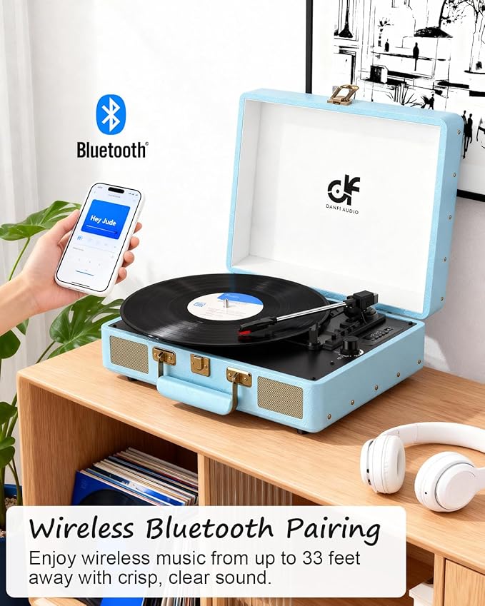 Vinyl Record Player Suitcase - Image 5