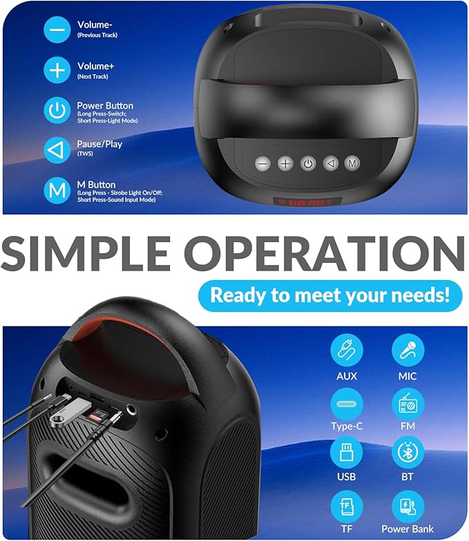 Portable Bluetooth Speaker - Image 6