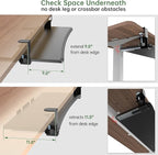 Extra Large Keyboard Tray Under Desk - Image 5
