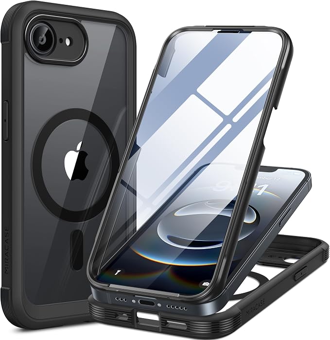 Miracase Magnetic for iPhone 16e Case Full-Body Phone by Miracase
