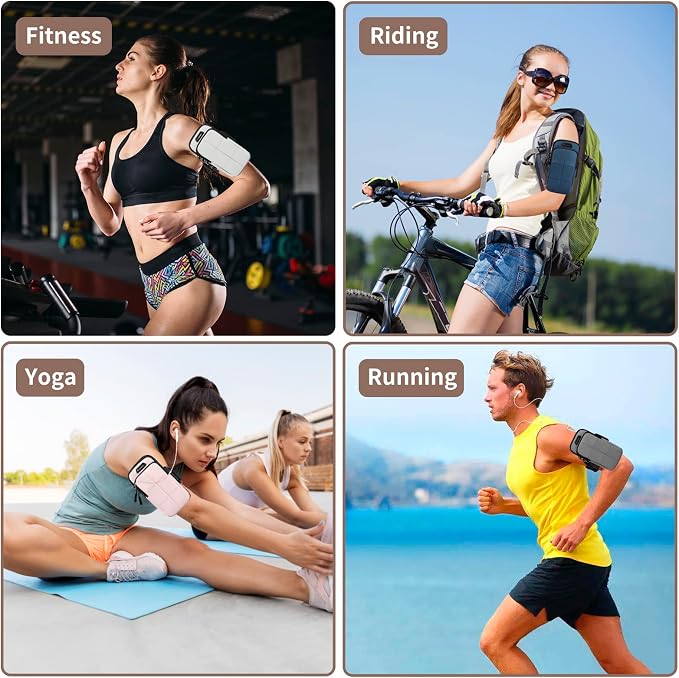 Phone Holder, Arm Bands for Workout, Use for Running, Hiking & Biking - Image 6