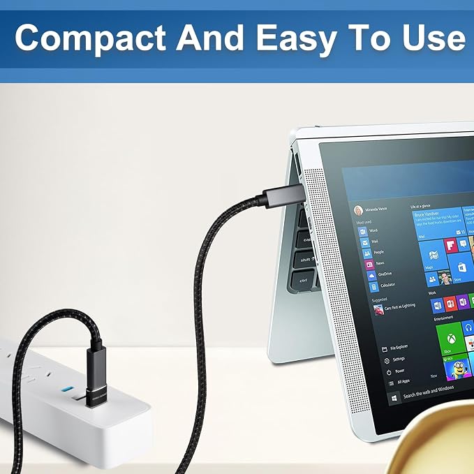 USB to USB C Adapter 6 packs for iPhone Fast Charging, Transfer and Type C OTG - Image 6