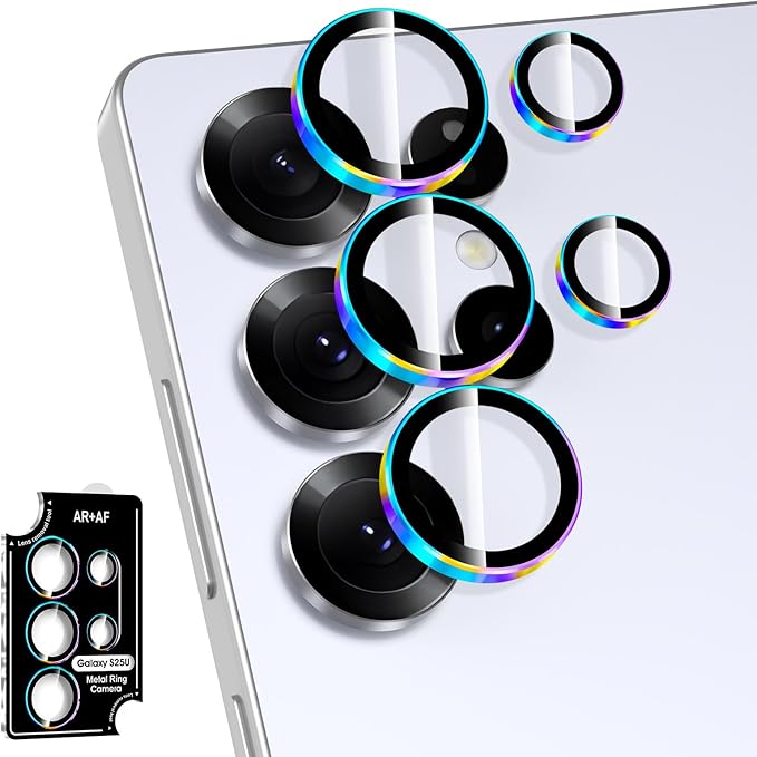 for Samsung Galaxy S25 Ultra Camera Lens Protector, Individual Metal Ring by Btscase
