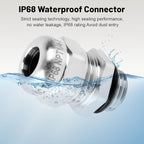 NPT 1/4" Stainless Steel Waterproof Cable Gland IP68 Waterproof Cable Gland - Image 5