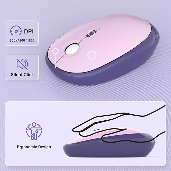 KNOWSQT Wireless Keyboard Mouse Combo - Image 2