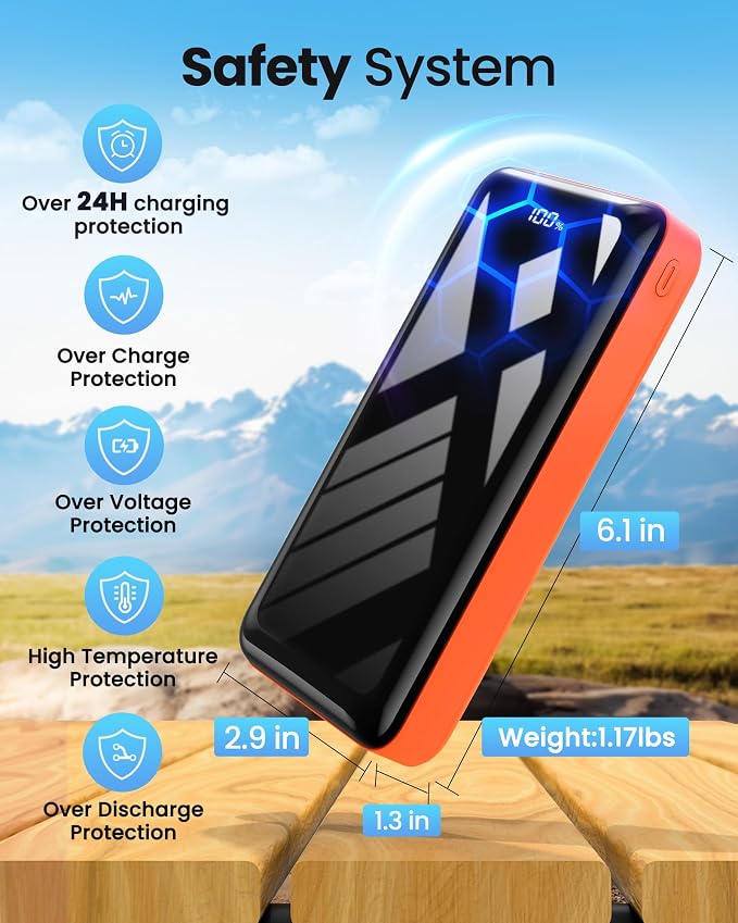 Power Bank 50000mAh 22.5W Fast Charging Portable Charger, USB C Quick Charge - Image 4