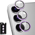for Samsung Galaxy S24 FE Camera Lens Protector, Individual Metal Ring Tempered by Btscase