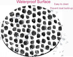 Round Mouse Pad, Polka Dot Print Premium-Textured Mouse Mat, Small Non-Slip - Image 4