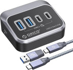 ORICO USB Hub 10Gbps with 2 USB A Ports+2 USB C Ports, USB 3.2 Gen 2 Hub with by PioneerDataSolutionPowerYourFuture
