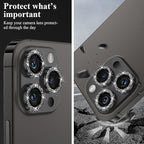 YWXTW Designed for iPhone 14 Pro/iPhone 14 Pro Max Camera Lens Protector Bling - Image 6
