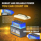 power queen 12.8V 100Ah Deep Cycle Lithium Iron Phosphate Battery - Image 3