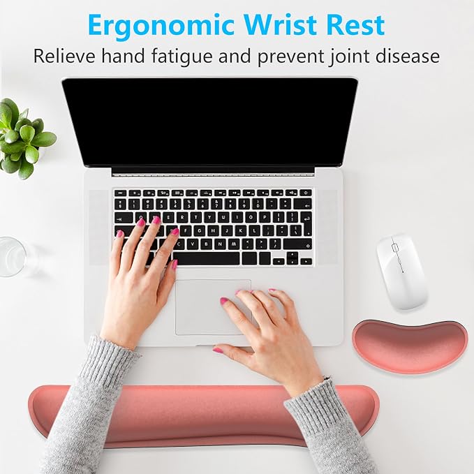 Dapesuom Enlarge Keyboard Wrist Rest, Memory Foam Wrist Cushion - Image 6