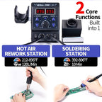 YIHUA 8786D I 2 in 1 Hot Air Rework and Soldering Iron Station - Image 2