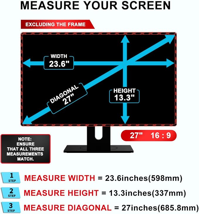 GUMIKE 27 inch Computer Privacy Screen Filter - Image 2