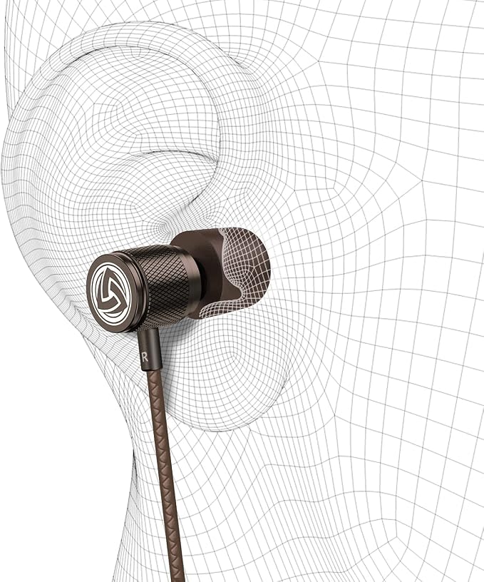 LUDOS Ultra Wired Earbuds in-Ear Headphones, 5 Years Warranty, Earphones - Image 7